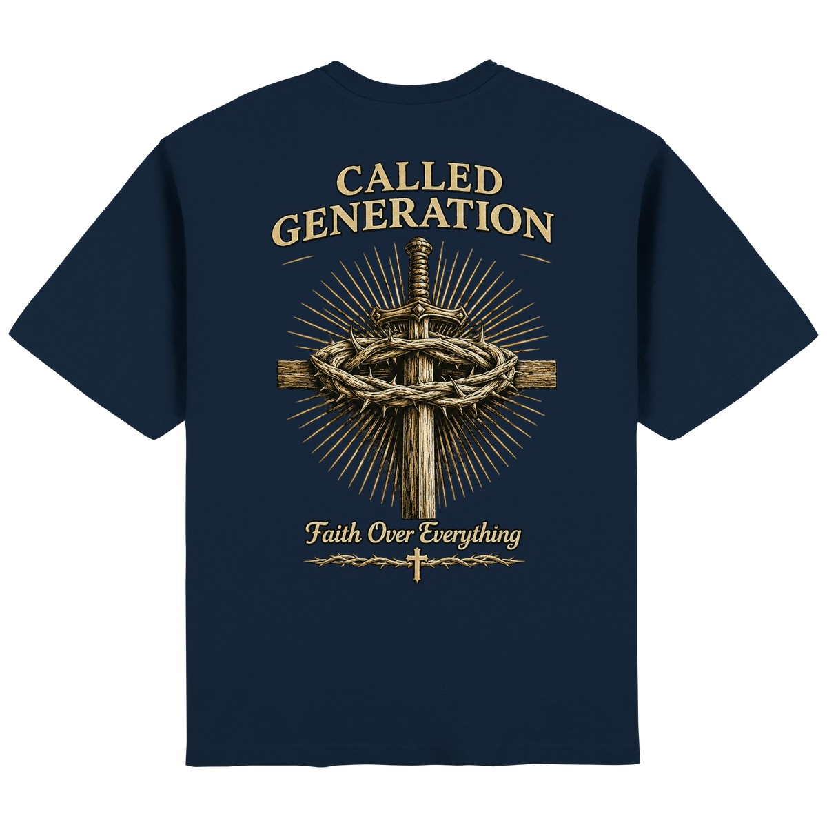 Faith over Everything - Streetwear Oversized Shirt - Streetwear Oversized T-Shirt