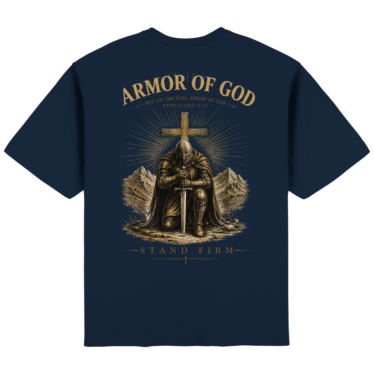 ARMOR OF GOD - Heavy Oversized Shirt - Streetwear Oversized T-Shirt