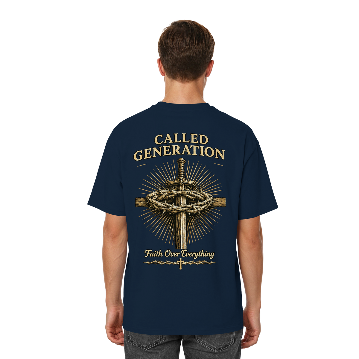 Faith over Everything - Streetwear Oversized Shirt - Streetwear Oversized T-Shirt