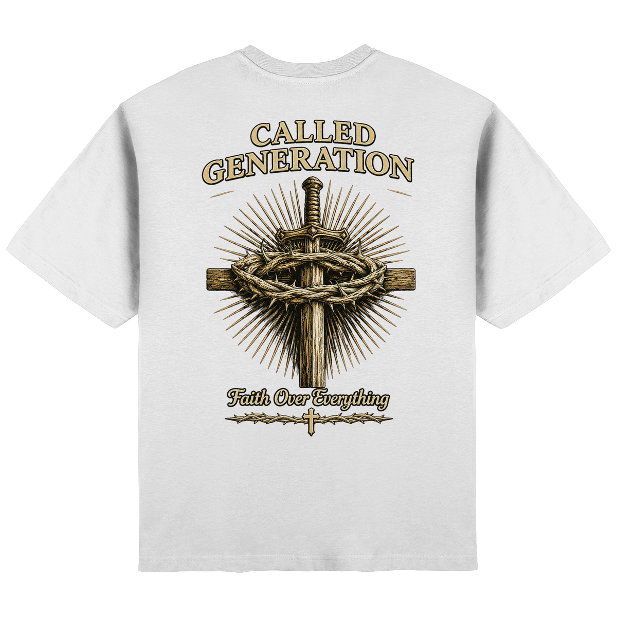 Faith over Everything - Streetwear Oversized Shirt - Streetwear Oversized T-Shirt
