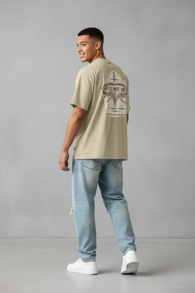Saved. Not Soft. Oversized Unisex T-Shirt